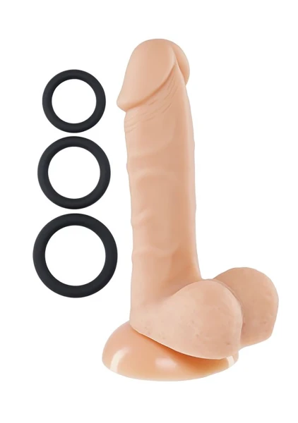 Cloud 9 Pro Sensual Premium Silicone 6 Inch Suction Cup Dildo - Vanilla