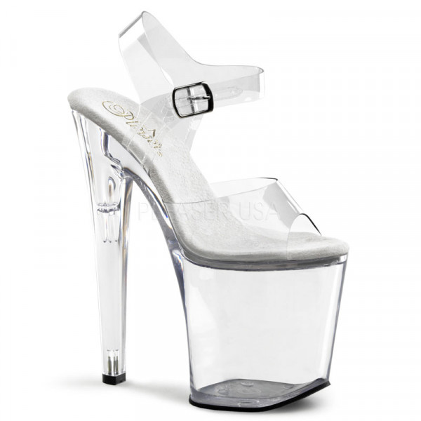 XTREME-808 - 8" Spike Heel P/F Sandals