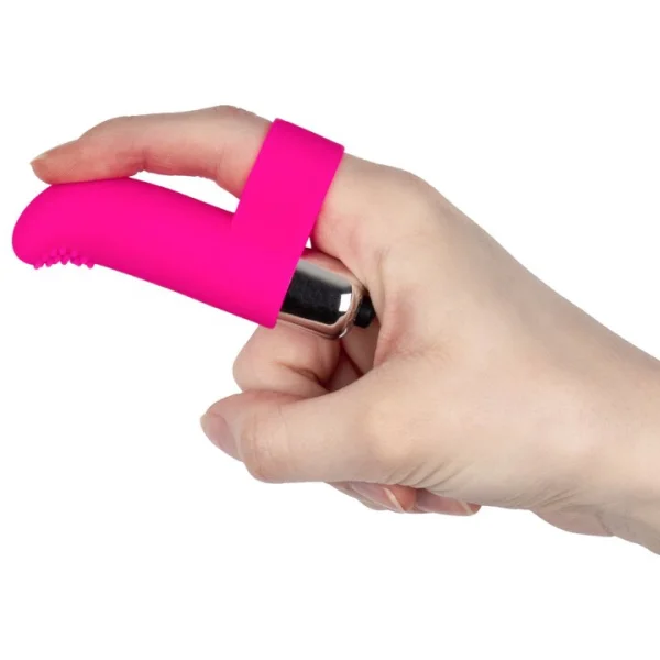 Bondara Clit Charmer Pink Silicone Finger Vibrator