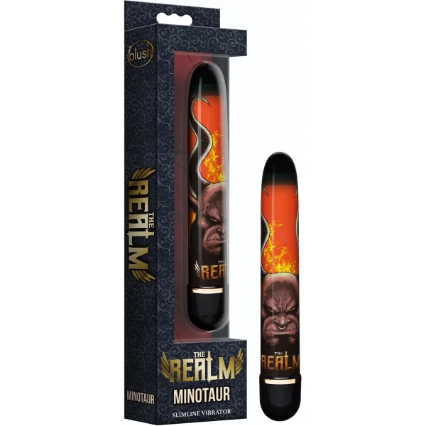 Realm Minotaur Classic Slimline Vibrator by Blush