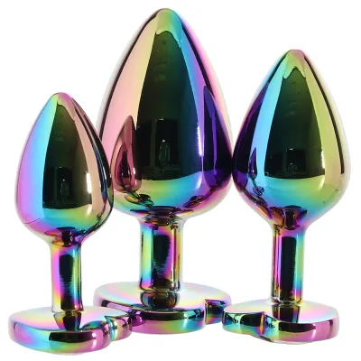 Rear Assets Heart Gem Metal Plug Kit