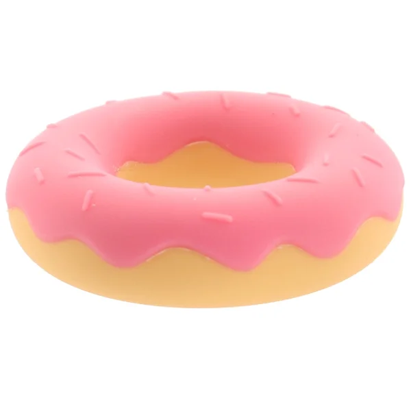 Naughty Bits Dickin' Donuts Silicone Donut Cock Ring By CalExotics - Pink
