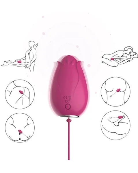 Mandala Clitoral Vibrator - Pink - 2.3 Inch