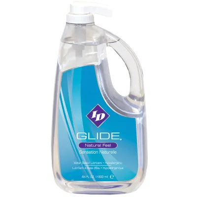 ID Glide Natural Feel Lubricant 64oz Pump