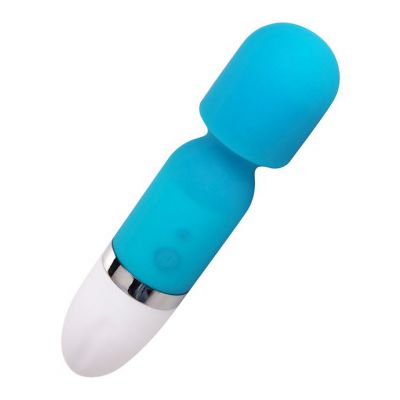 Aura Wand 10 Function Travel Massager Blue 6 7 Inch