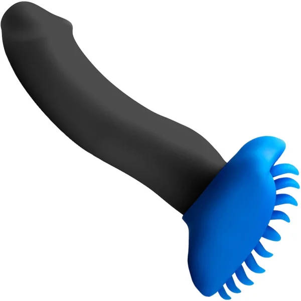 Shagger Soft Silicone Dildo Base Stimulation Cover For Harness Play - Azure
