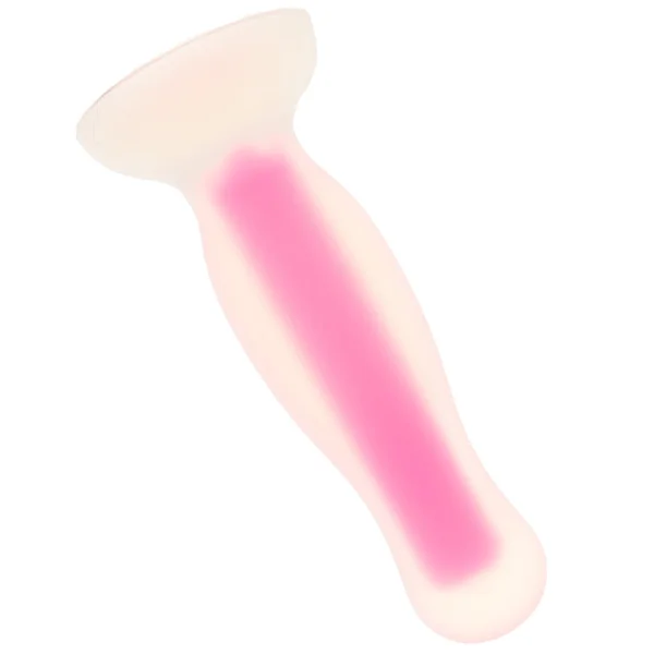 Evolved Novelties Luminous Pink Butt Plug Small