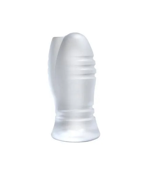 Optimale Vibrating Stroker - Massage Beads - Frost