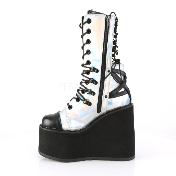 5 1/2 inches PF Lace-up Mid Calf Boot, Side Zip — image 3 of 8