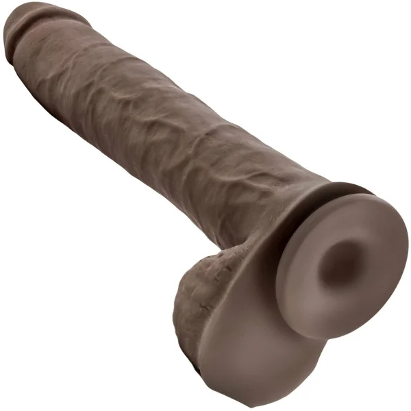 Au Naturel Daddy 14 Inch Sensa Feel Dual Density Dildo By Blush - Chocolate