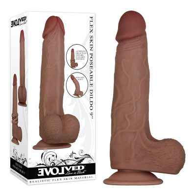 Evolved FLEX SKIN POSEABLE DILDO 9
