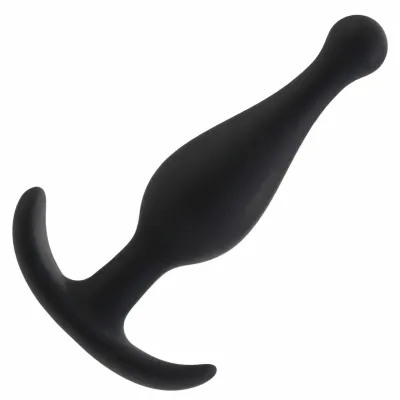 Booty Call Booty Rocker Silicone Anal Toy Black