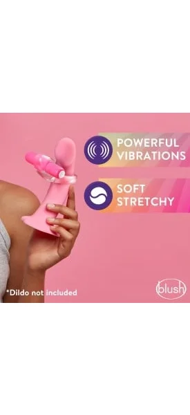 Blush - Play with Me - Delight Vibrating C-Ring - Pink — image 7 of 8