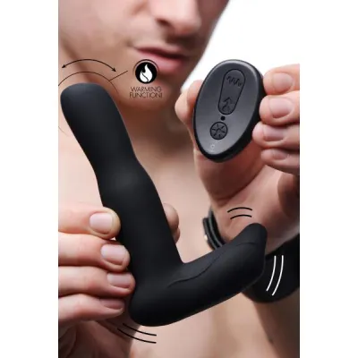 Under Control Prostate Stroking Vibrator Remote Control Black