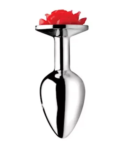Rose Flower Anal Plug - Medium - Rose - 3.5 Inch — image 6 of 8