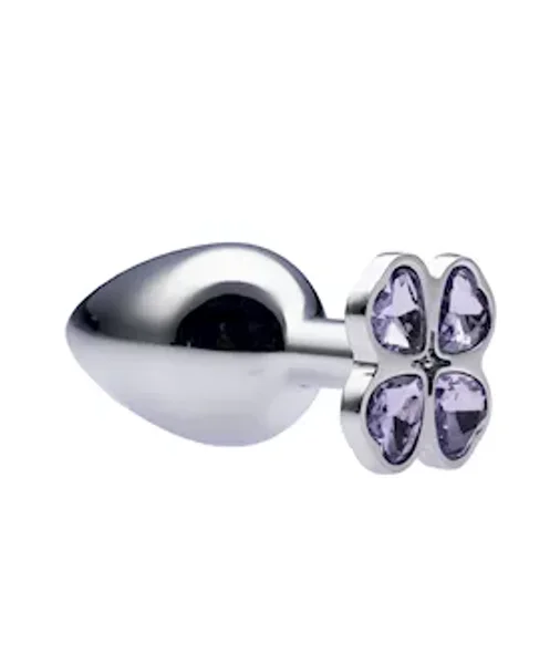 Kink Range Flower Gem Butt Plug - 3.2 Inch - Purple - Medium — image 8 of 10