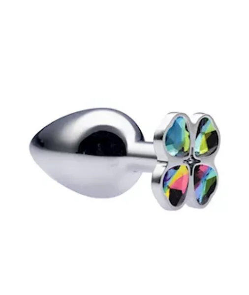 Kink Range Flower Gem Butt Plug - 3.2 Inch - Rainbow - Medium — image 2 of 4
