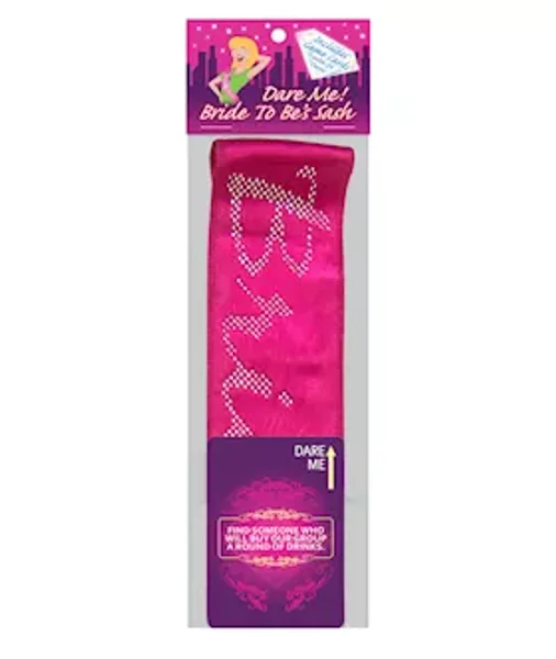 Dare Me! Bride-to-be Sash - Purple — image 2 of 2