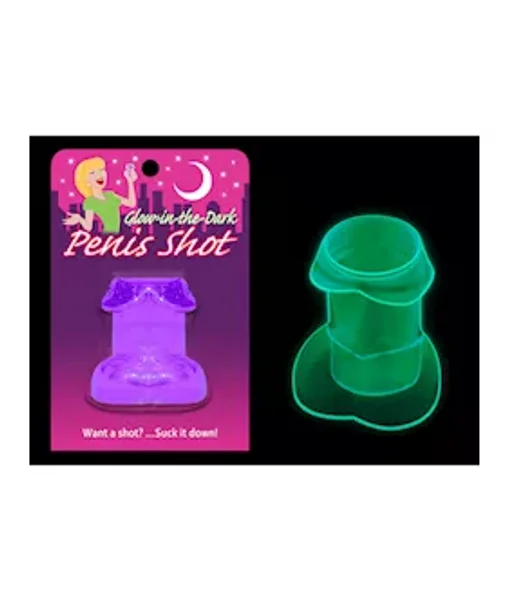 Glow-in-the-dark Penis Shot - Purple — image 3 of 3