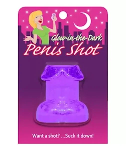 Glow-in-the-dark Penis Shot - Purple — image 2 of 3