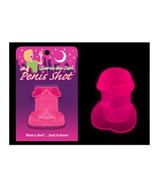 Glow-in-the-dark Penis Shot - Pink — image 3 of 3