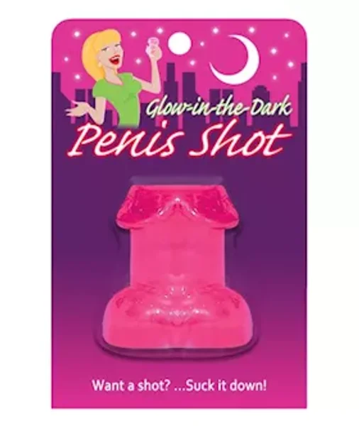 Glow-in-the-dark Penis Shot - Pink — image 2 of 3