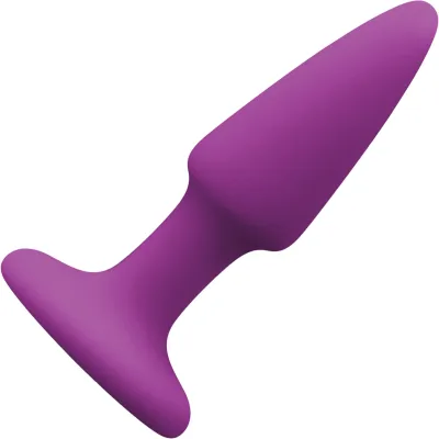 Colours Purple Pleasure Plug Silicone Suction Cup Mini Butt Plug