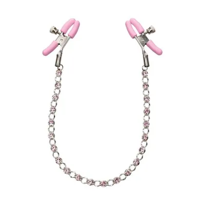 Nipple Play Crystal Chain Nipple Clamps 12 Inch