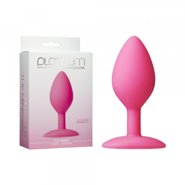 Platinum The Minis Spade Medium Butt Plug