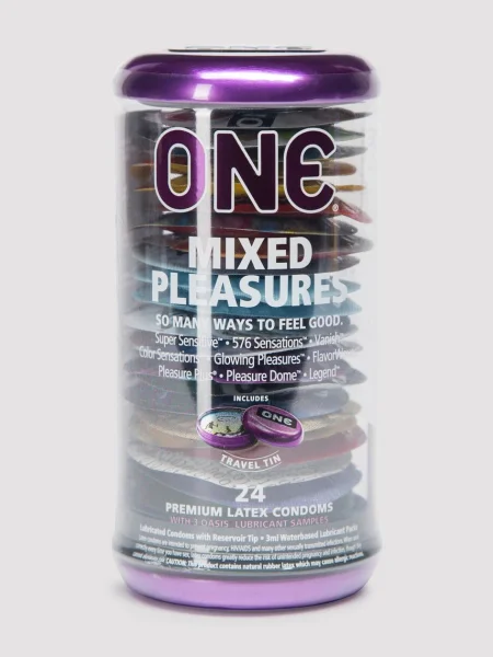 ONE Mixed Pleasures Condoms (24 Count)