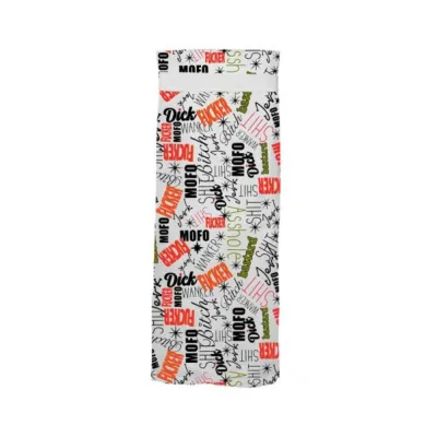 Games Novelty Twisted Wares Sweary Pattern Towel