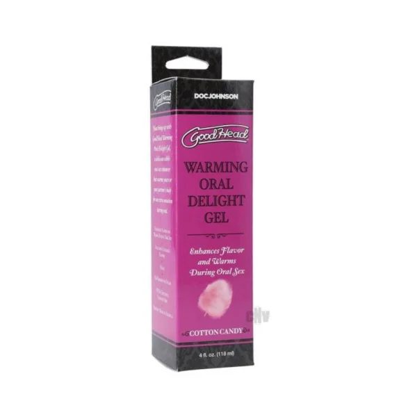 Goodhead Warming Head Oral Delight Gel Cotton Candy 4 Oz. — image 4 of 4