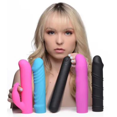 4 in 1 Xl Silicone Bullet And Sleeves Kit