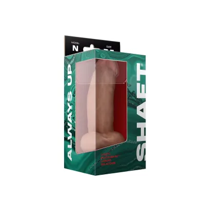 Shaft Model N 7 5 Inch Liquid Silicone Dong With Balls Pine