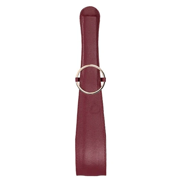 Ouch Halo Leather-Look Belt Buckle Flogger