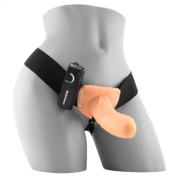 PipeDream Fetish Fantasy Series For Him or Her Vibrating Hollow Strap-On