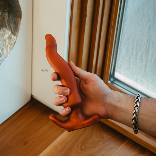 SquarePegToys® Charlie Horse Wiggly SuperSoft Silicone Prostate Massager
