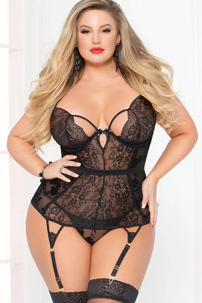 Seven Til Midnight Dark Decadence Bustier with Thong — image 10 of 19