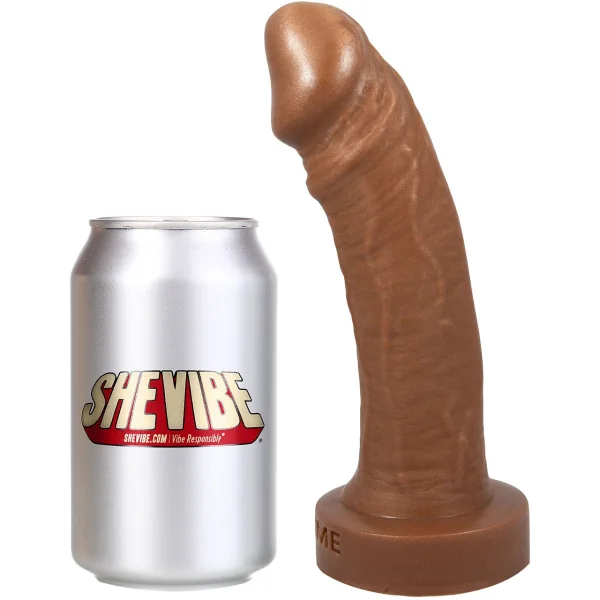 Maxime Dual-Density Silicone Dildo By Uberrime - Chocolate
