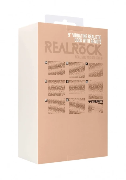 Vibrating Realistic Cock - 9" - Skin — image 7 of 12