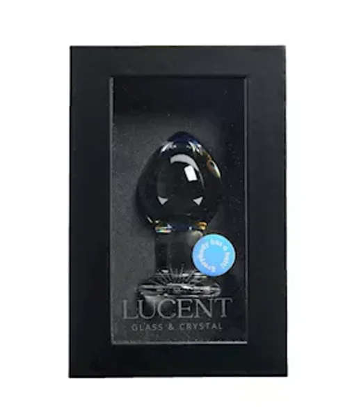 Lucent Prima Glass Butt Plug - Clear - 3.5 Inch — image 6 of 7