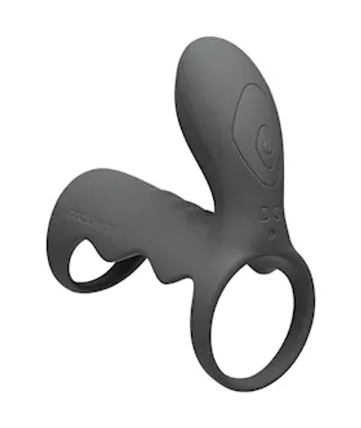Optimale - Remote Controlled Vibrating Cock Cage  - Dark Grey — image 10 of 14