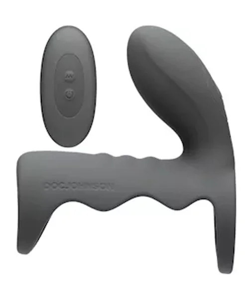 Optimale - Remote Controlled Vibrating Cock Cage  - Dark Grey — image 8 of 14