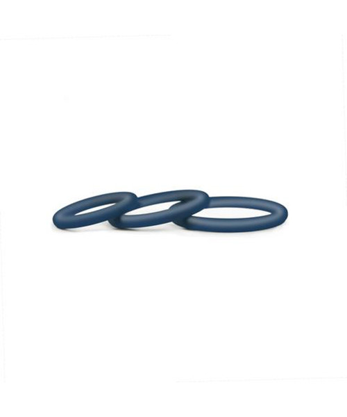 Hombre Snug Fit Silicone C-Rings, 3 Pk