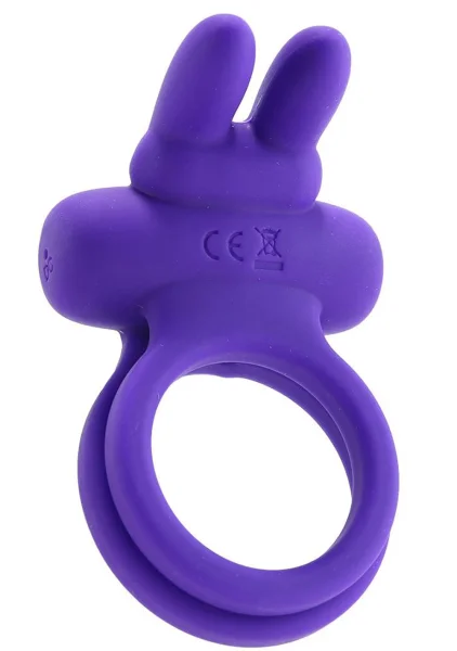 Silicone Rechargeable Dual Rockin' Rabbit Cock Ring — image 6 of 15