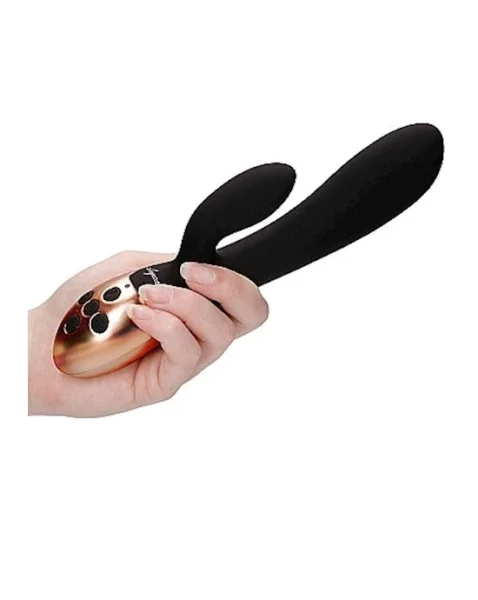 Heating G-spot Vibrator - Exquisite   - Black - 8 Inch