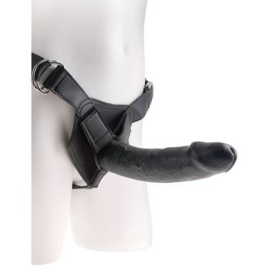 King Cock Strap on Harness W 9 Inch Cock Black