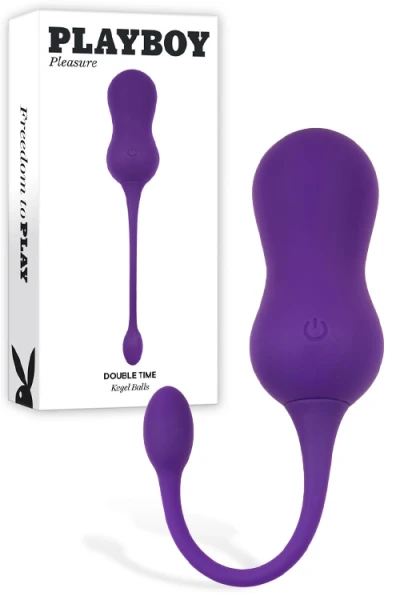 Playboy Double Time 7" Vibrating Kegel Balls