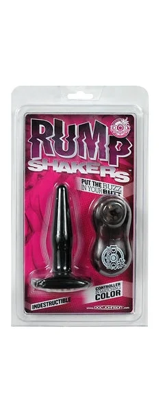 Rump Shakers Vibrating Butt Plug Small 4.5 Inch Black