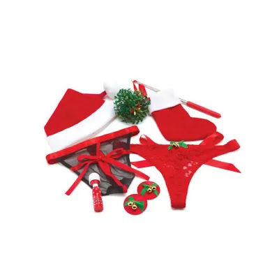 Bodywand Under The Mistletoe 8 Piece Gift Set Red